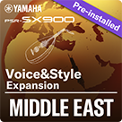 Middle East (Pre-installed Expansion Pack - Yamaha Expansion Manager compatible data)
