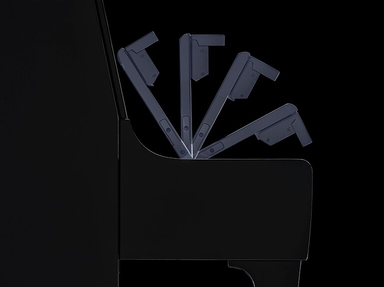 Detailabbildung der Soft-Close-Mechanik