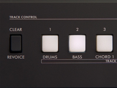 PSR-E483 Hauptbild der Track-Kontrollfunktion