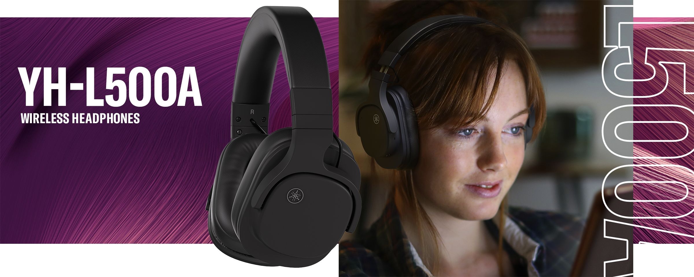 Yamaha Wireless Headphones YH-L500A