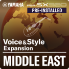 Middle East (vorinstalliertes Expansion Pack - mit Yamaha Expansion Manager kompatible Daten)