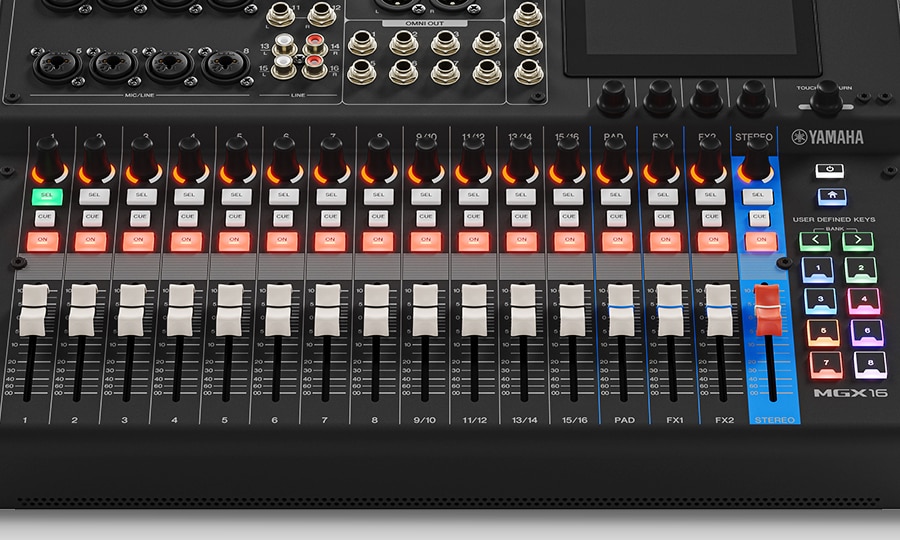 Yamaha MGX16: Stark. Leistungsfähig. Vielseitig.