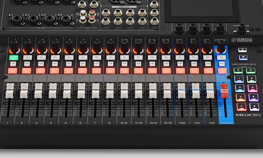 Yamaha MGX16V: Stark. Leistungsfähig. Vielseitig.