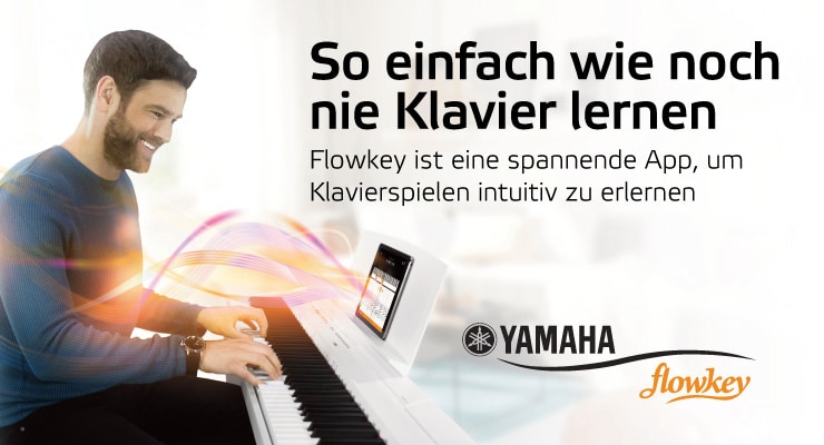 Erhalten Sie flowkey Premium kostenlos zu Ihrem neuen Yamaha Digital Piano oder Keyboard