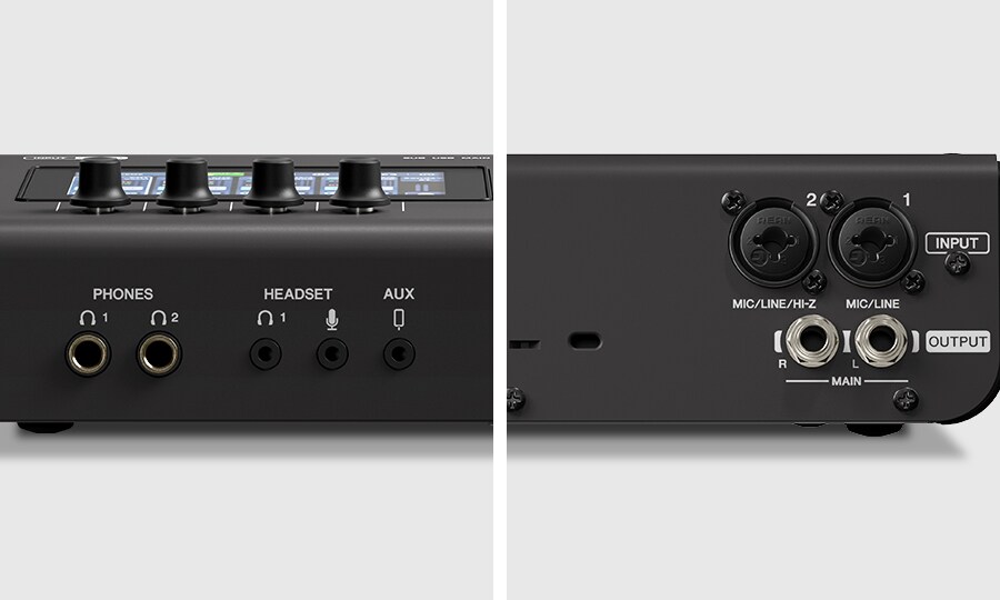 Yamaha URX22: Verbinden und zusammenarbeiten