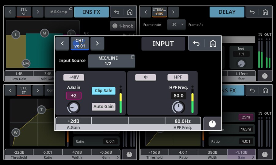 Yamaha URX22: Unterstützende Tools für professionellen Sound