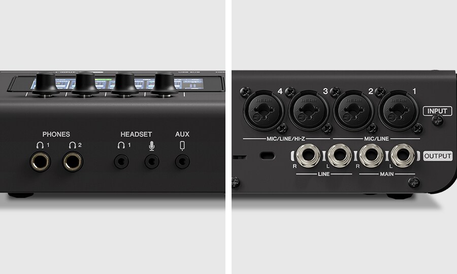 Yamaha URX44V: Verbinden und zusammenarbeiten